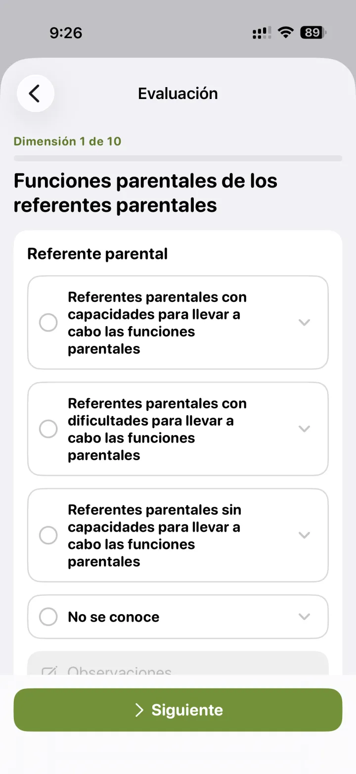JADE — app móvil