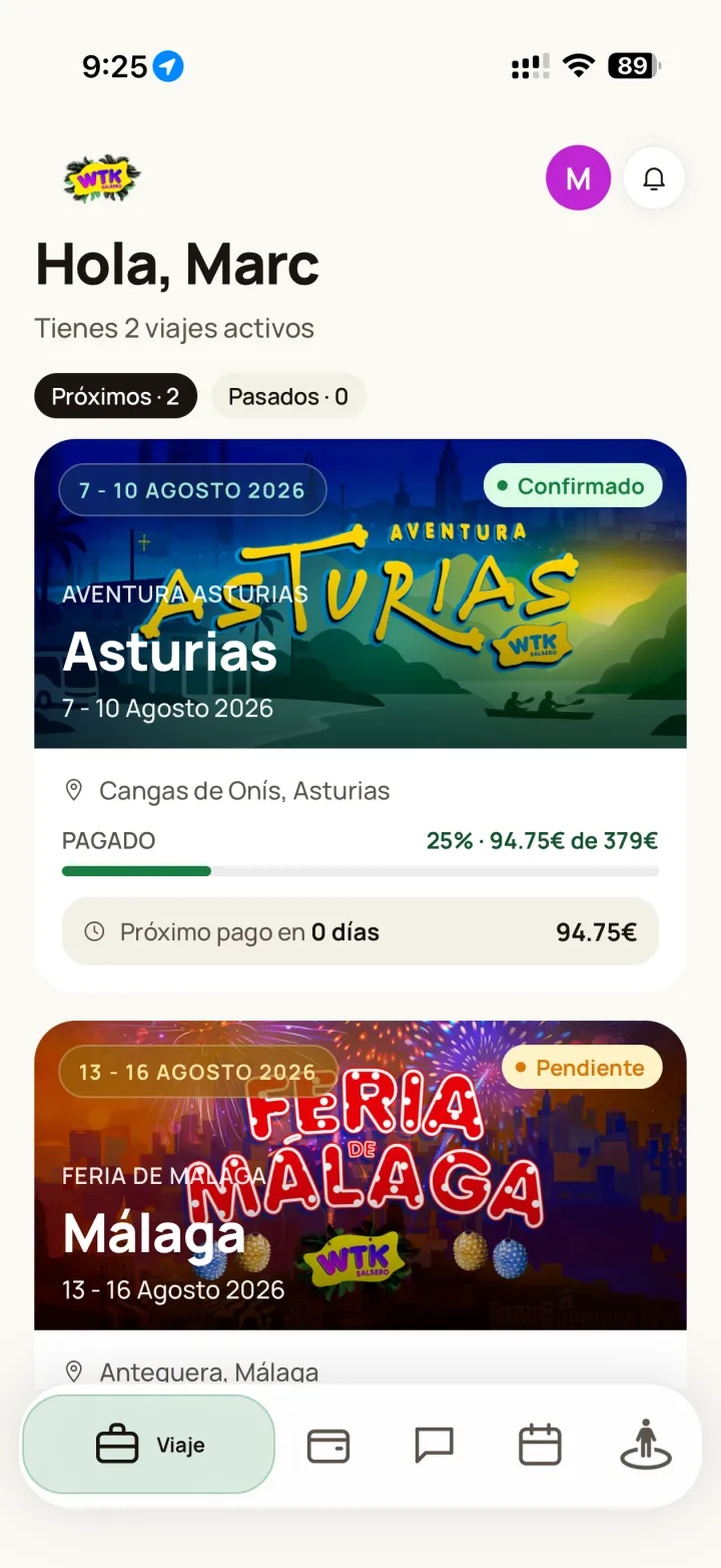 WATEKE — app móvil